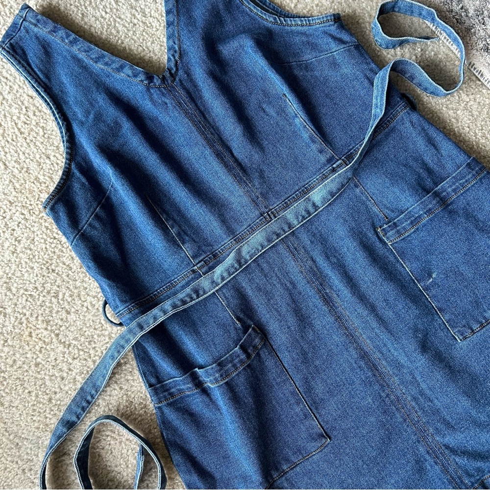 Jean Jumper Midi Dress B1